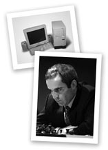 Something about a computer with suave manner.